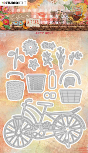 Studio Light Stanzschablone - Flower Bicycle