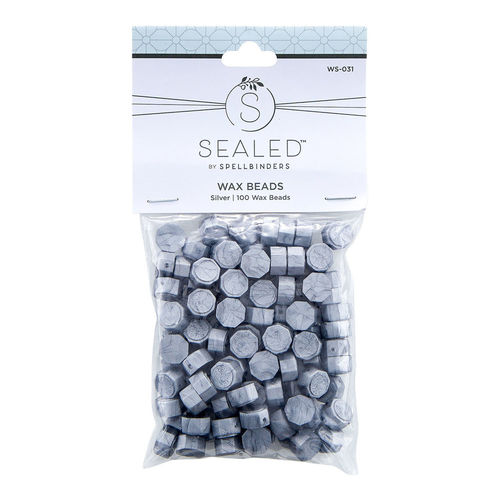 Spellbinders Silver Wax Beads