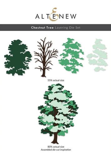 Stanzschablone Chestnut Tree Layering