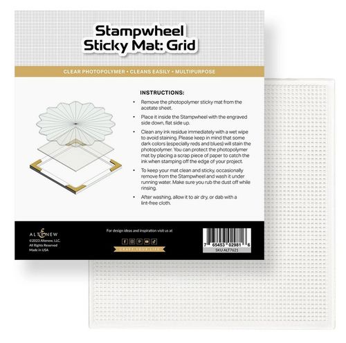 Altenew Stampwheel - Low Tack Sticky Mat: Grid