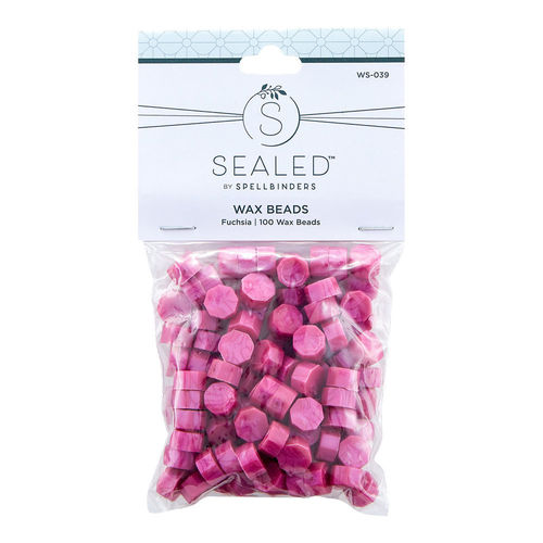 Spellbinders Fuchsia Wax Beads