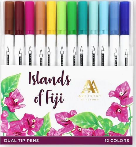 Islands of Fiji Dual Tip Pens (Water-based)