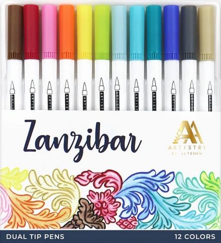 Zanzibar Dual Tip Pens (Water-based)