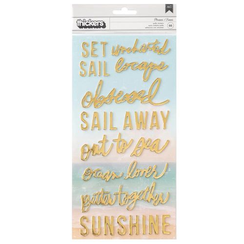 Heidi Swapp Set Sail Thickers Stickers