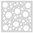 Schablone Large Sprinkled Dots 6"x6"