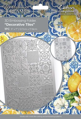 Prägeschablone Mediterranean Dreams - Decorative Tiles
