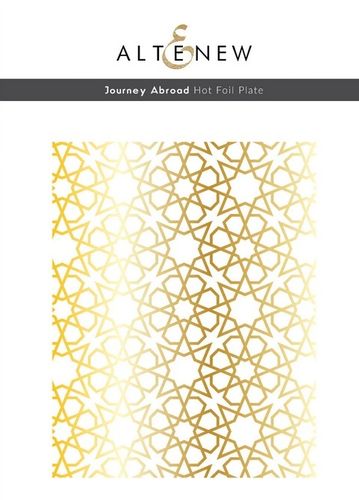 Journey Abroad Hot Foil Plate