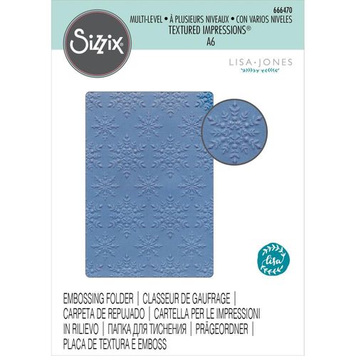 Sizzix 3D Textured Impressions - Snowflake Sparkle