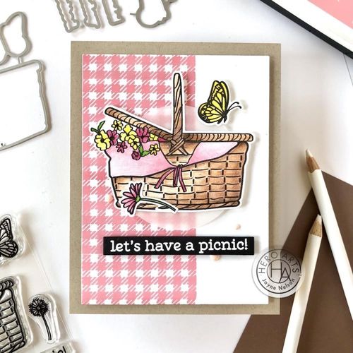 Picnic Basket Clear Stamp & Die Combo