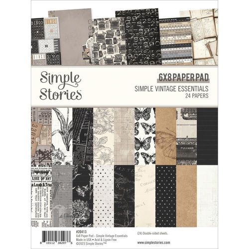 Simple Stories Paper Pad 6"X8" - Simple Vintage Essentials