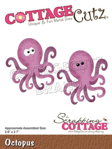Stanzschablone Octopus