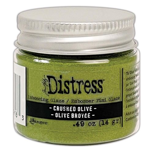 Tim Holtz Distress Embossing Glaze Crushed Olive
