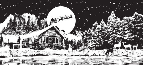 Cling - Christmas Cabin