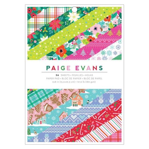 Paige Evans Sugarplum Wishes Paper Pad 6"X8"