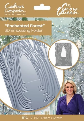 3D Prägeschablone The Snow Queen - Enchanted Forest