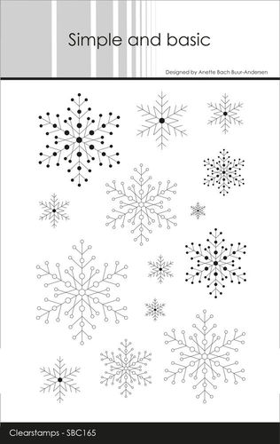 Clear Snowflake Background