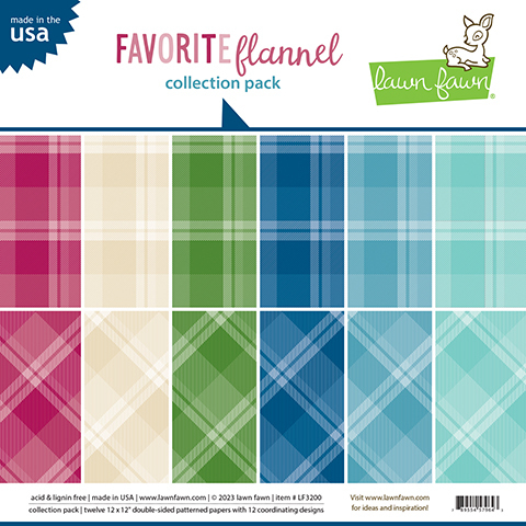 Favorite Flannel Collection Pack 12"x12"