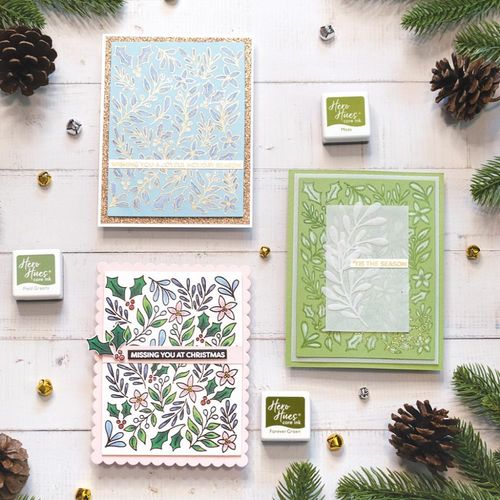 Christmas Foliage Clear Stamp & Die Combo