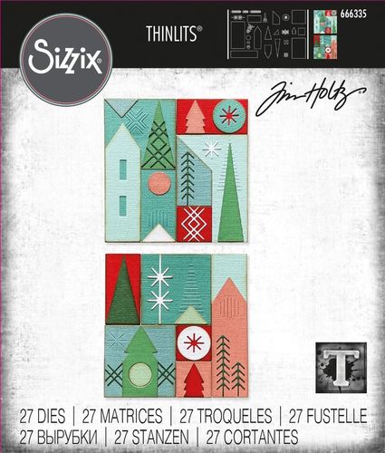 Sizzix Thinlits - Tim Holtz Holiday Blocks