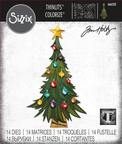 Sizzix Thinlits - Tim Holtz Trim a Tree Colorize