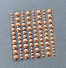 Adhesive Enamel Dots Metallic Copper Matte