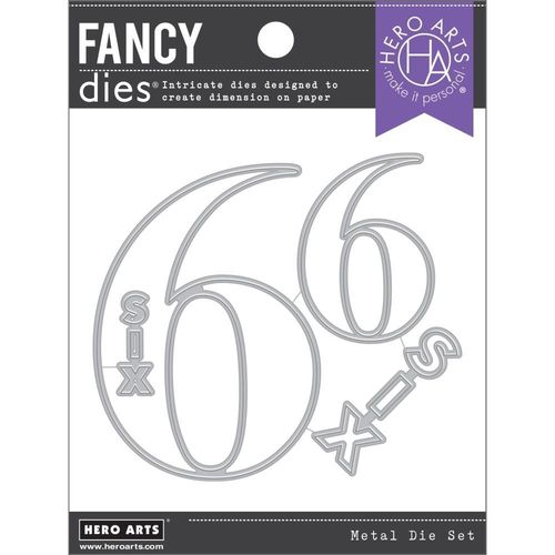 Number Six Fancy Die