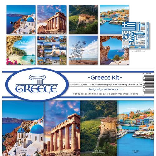Greece Collection Kit 12"x12"