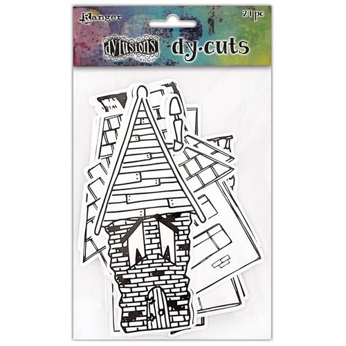 Dyan Reaveley's Dylusions Dy-Cuts - Me Houses
