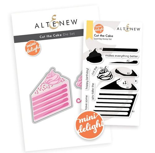Clear Stamp & Die Set Mini Delight - Cut the Cake