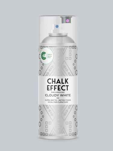 COSMOSLAC Chalk Effekt Spray Cloudy White