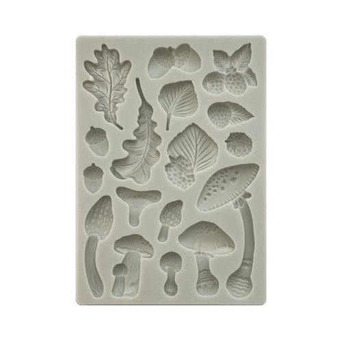 Stamperia - Woodland Mushrooms Silicon Mould A5