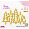 Nellie Snellen - Stanzschablone Christmas Trees