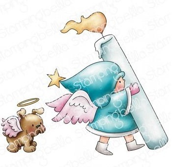 Cling - Bundle Girl & Puppy Candle Bearers