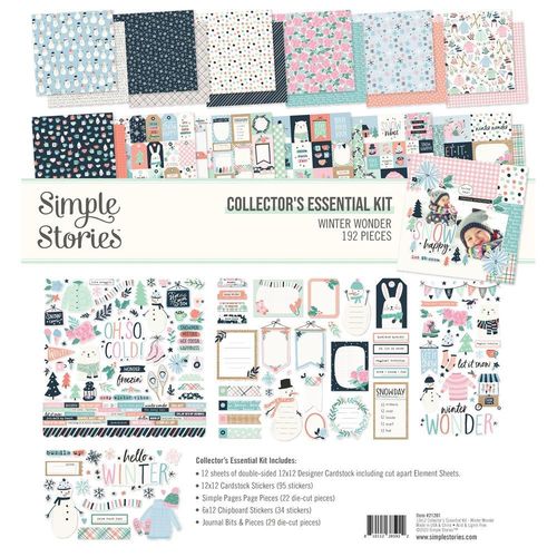 Simple Stories Collector's Essential Kit 12"X12" - Winter Wonder