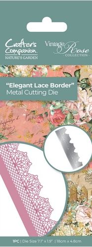 Stanzschablone Vintage Rose - Elegant Lace Border