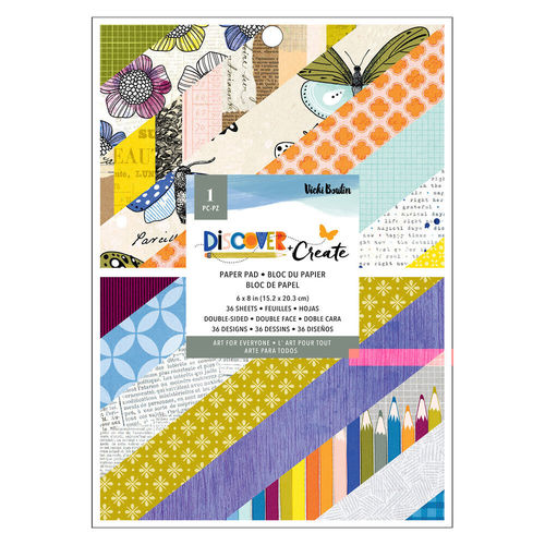 Vicki Boutin Discover + Create Paper Pad 6"x8"