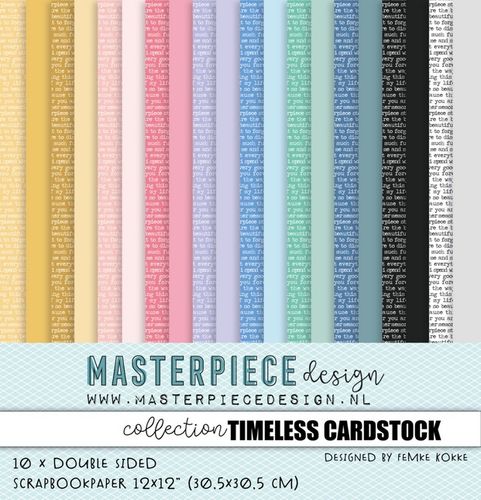 Masterpiece Timeless Cardstock Paper Collection 12"x12"