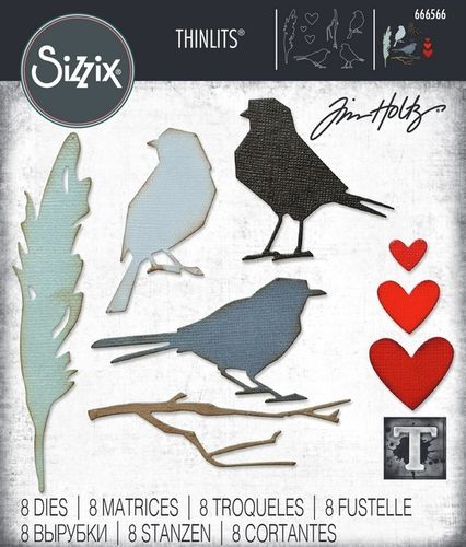 Sizzix Thinlits - Tim Holtz Vault Lovebirds