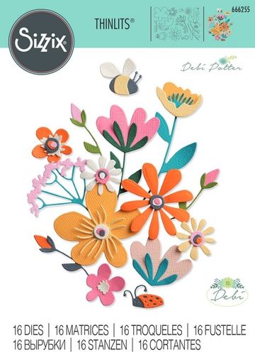 Sizzix Thinlits - Fabulous Bold Flora