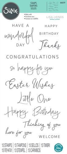 Sizzix Clear Set - Daily Sentiments