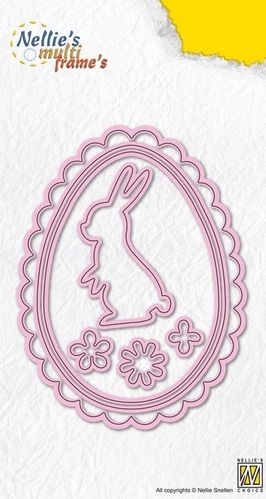 Nellie Snellen - Stanzschablone Multi Frame Easter Bunny Egg