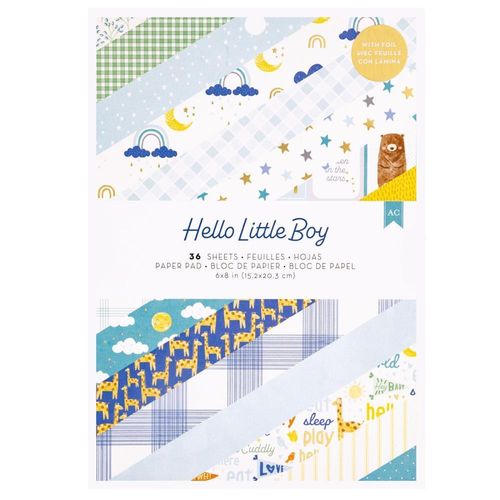 Hello Little Boy Pad 6"x8"