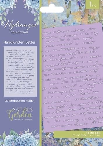 Prägeschablone Handwritten Letter