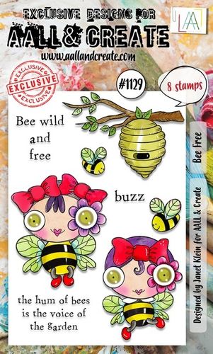 Clear Set A6 - #1129 Bee Free