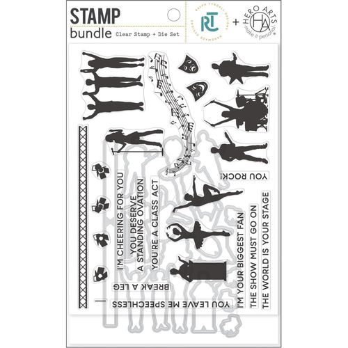 Center Stage Clear Stamp & Die Combo