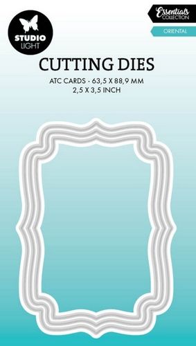 Studio Light Stanzschablone - Oriental ATC Card