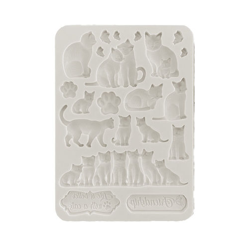 Stamperia - Cats Silicon Mould A5