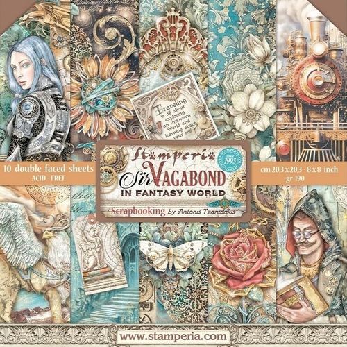 Sir Vagabond in Fantasy World Paper Pack 8"x8"