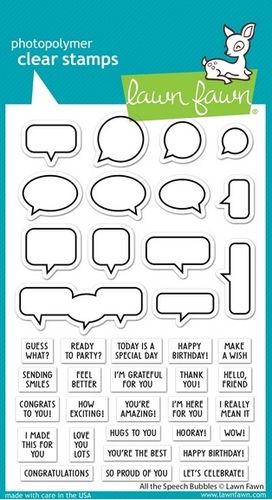 Clear Stamp - All the Speech Bubbles