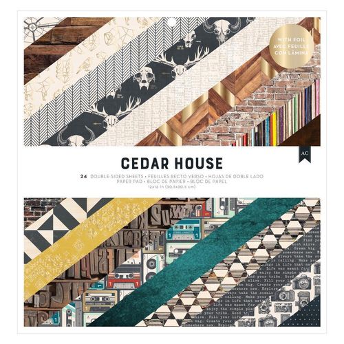 Cedar House Pad 12"x12"